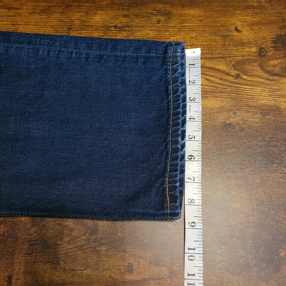 Levi's Jeans 44x30 Measures 42x28 Relaxed Straight 559 Medium Dark Wash Western - Picture 10 of 10